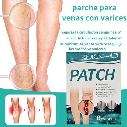 Parches para varices Pack (8 Pzas)